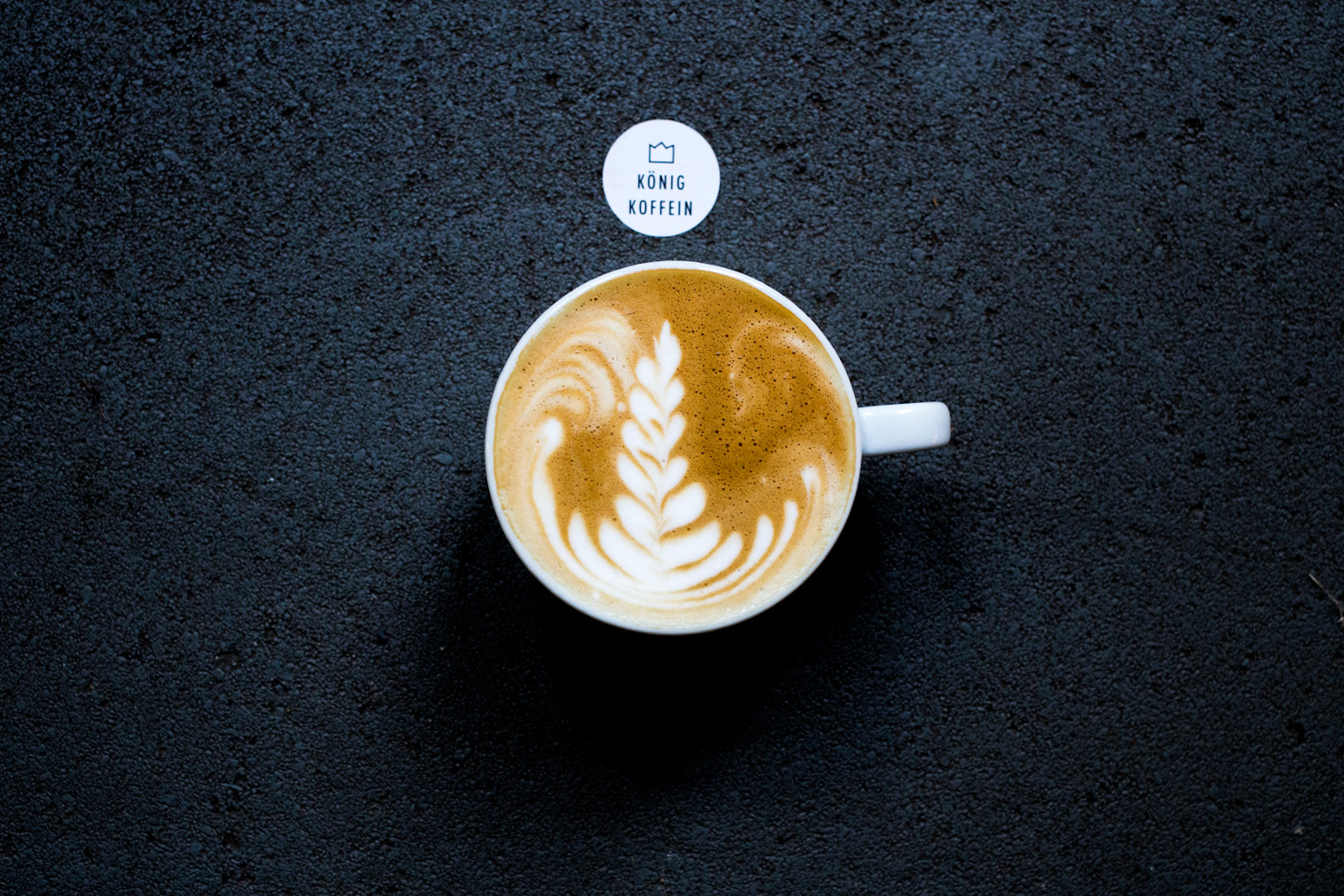 Cappuccino Latte Art in Tasse